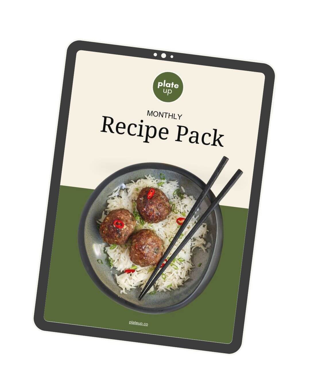 Monthly Recipe Pack for Sign-Up