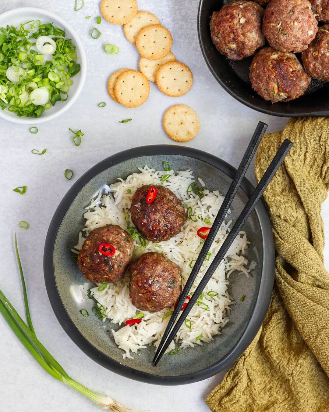 Korean BBQ Meatballs