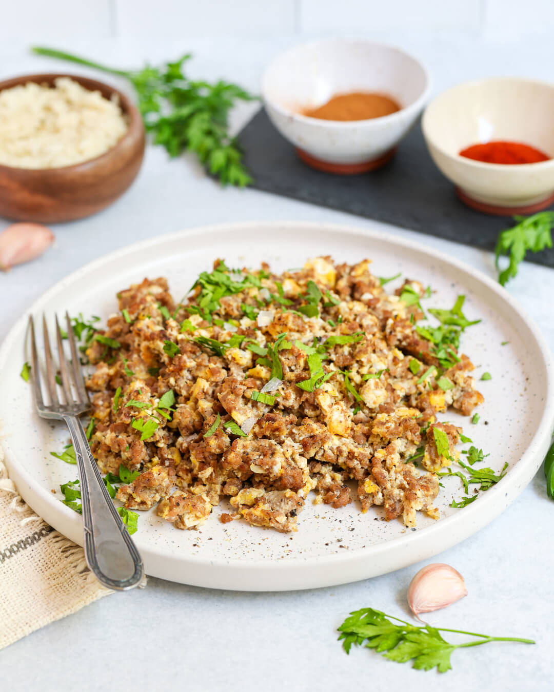  Ground Beef & Eggs